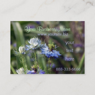 Blue Garden Blooms Business Profile Cards