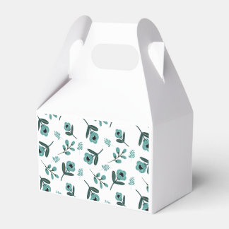 Blue Garden Floral Night Favour Box
