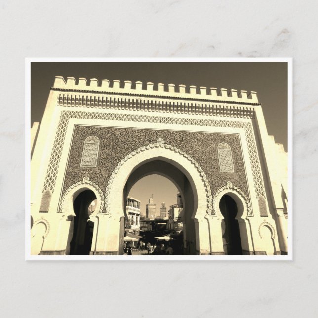 blue gate boujloud postcard (Front)