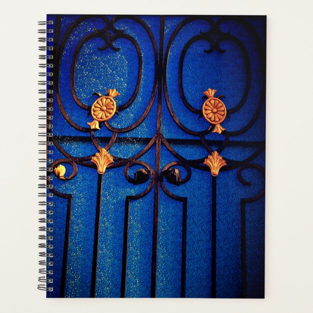 Blue Gate Notebook Planner (Front)
