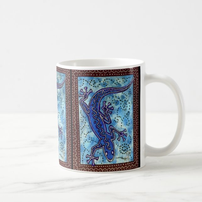 Blue Gecko Mug (Right)
