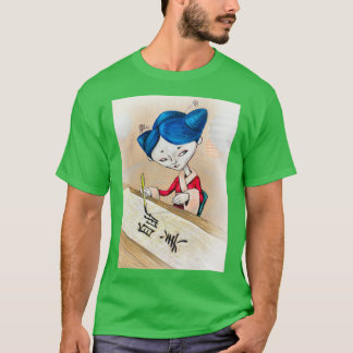 Blue geisha T-Shirt