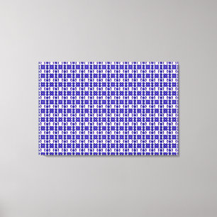 Blue Gem Art Structure Canvas Print