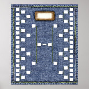 Blue Genes: 6 Generation Family Tree Wall Chart