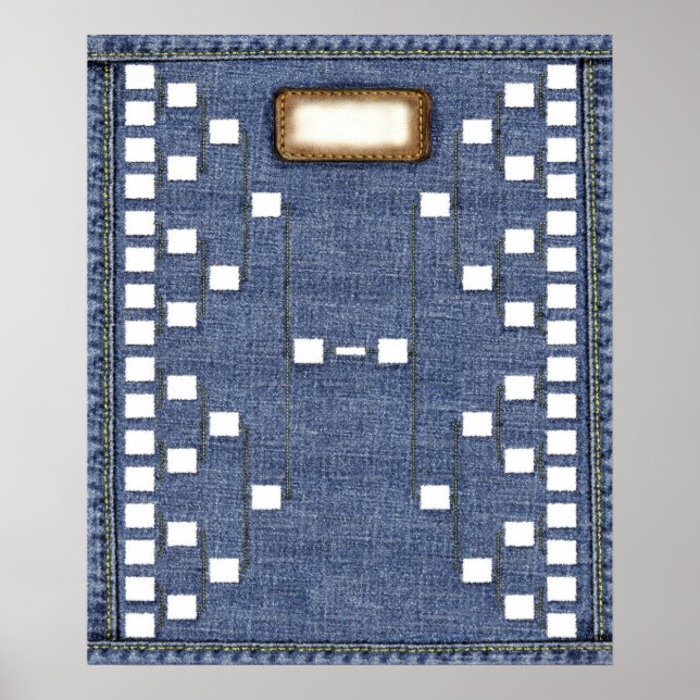 Blue Genes: 6 Generation Family Tree Wall Chart (Front)