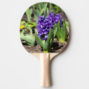Blue Geocinth in spring Ping Pong Paddle