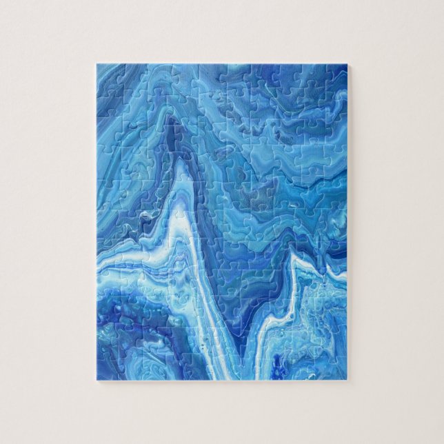 Blue Geode Jigsaw Puzzle (Vertical)
