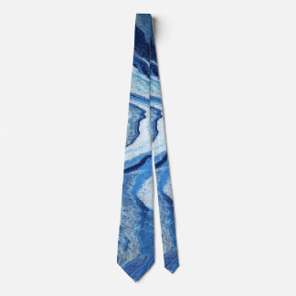 Blue Geode Sparkle Tie