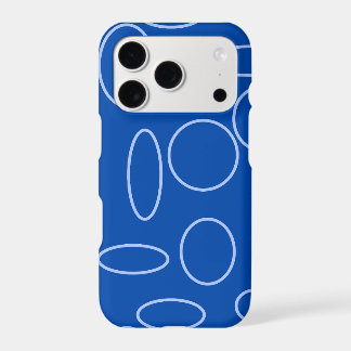 Blue Geometric Circles