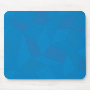Blue, geometric, cool, unique, trendy illustration mouse pad