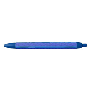Blue Geometric Ink Pen