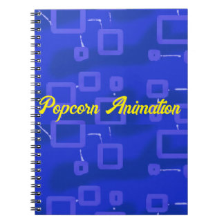 Blue Geometric Notebook