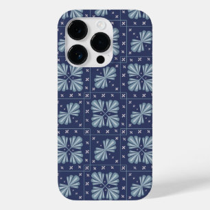 Blue Geometric shapes Pattern  Case-Mate iPhone 14 Pro Case