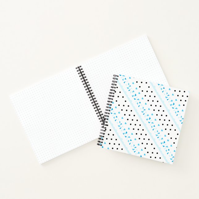 Blue Geometrics Notebook (Inside)