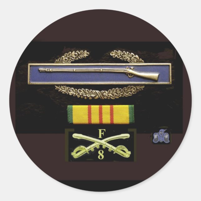 Blue Ghost Blues CIB Classic Round Sticker (Front)