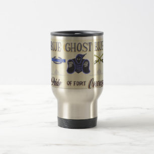 Blue Ghost Blues sign mug
