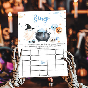 Blue Ghost Little Boo Baby Bingo Game