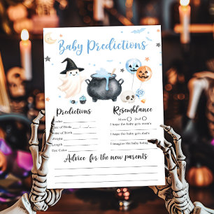 Blue Ghost Little Boo Baby Predictions Game
