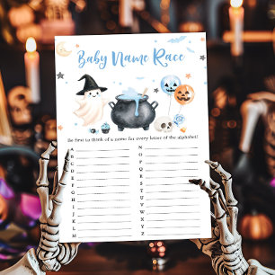 Blue Ghost Little Boo Guess Baby Name Race Game