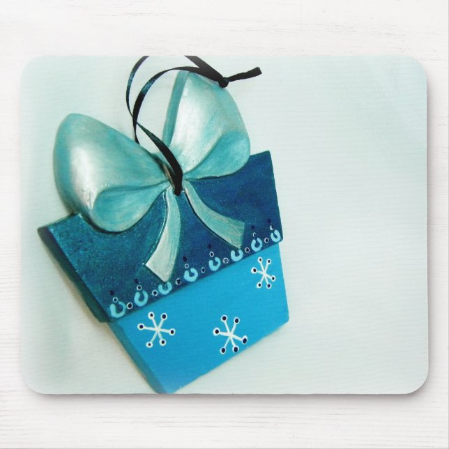 Blue Gift I Mouse Pad (Front)