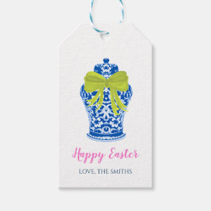 Blue Ginger Jar Gift tag