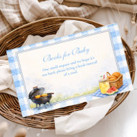 Blue Gingham Baby Q Books for Baby