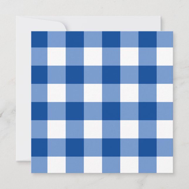 Blue gingham pattern (Front)