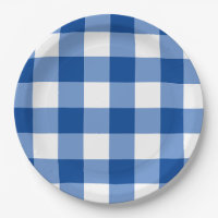Blue gingham pattern