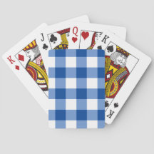 Blue gingham pattern