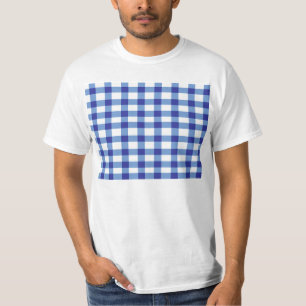 Blue Gingham T-Shirt