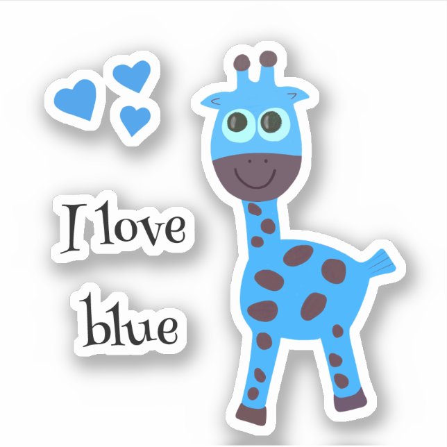 Blue giraffe (Front)