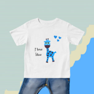 Blue giraffe baby T-Shirt