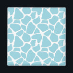Blue Giraffe Print Magnets<br><div class="desc">Giraffe pattern</div>