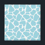 Blue Giraffe Print Magnets<br><div class="desc">Giraffe pattern</div>