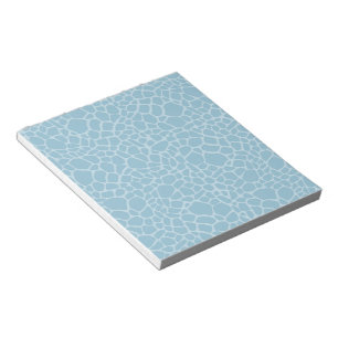 Blue Giraffe Print Notepad