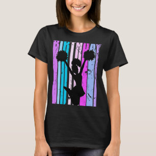 Blue Girls Cheerleader Cheerleading Womens Grandau T-Shirt