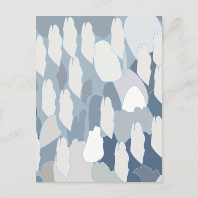 Blue Glacier Ice  Postcard (Front)