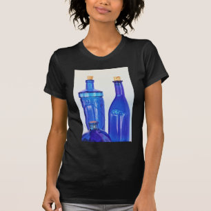 Blue Glass Bottles T-Shirt