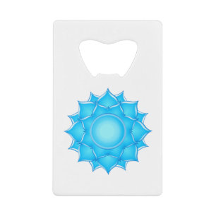 Blue Glass Lotus Flower Drawing