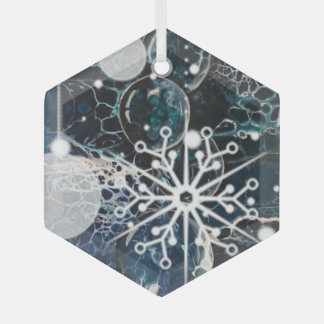 Blue Glass Ornament