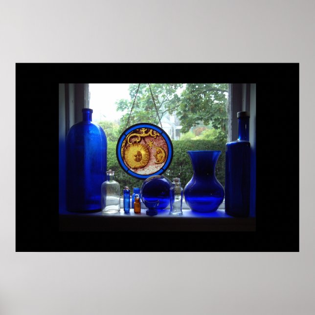 Blue Glass Poster (Front)