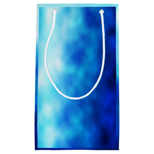 Blue Glass Small Gift Bag (Front)