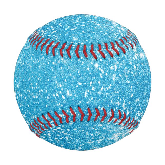 Blue Glitter Baseball (Front)