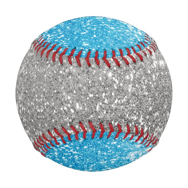 Blue Glitter Baseball (Front)