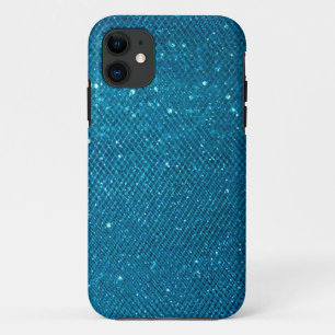 Blue Glitter iPhone 11 Case