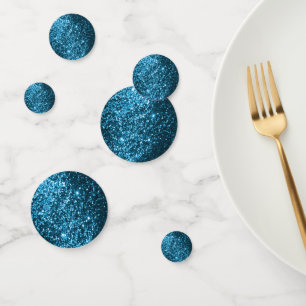 Blue Glitter Confetti