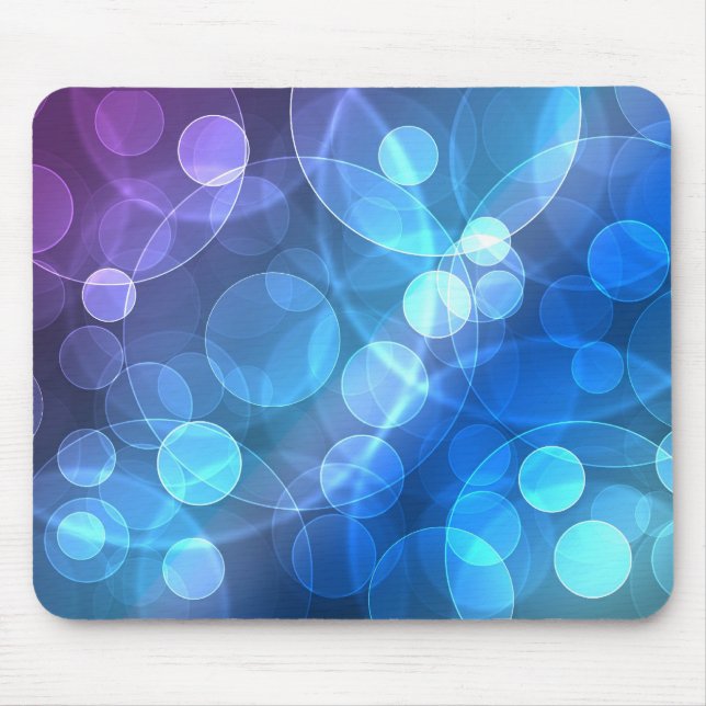 blue glitter mouse pad (Front)