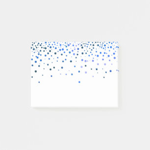 Blue Glitter Post-it Notes