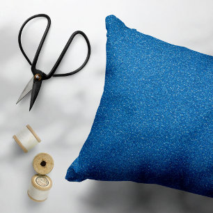 Blue Glitter, Sparkle, Glitter Background Decorative Cushion