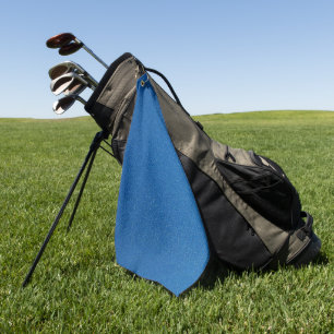 Blue Glitter, Sparkle, Glitter Background Golf Towel